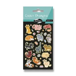 Aufkleber Maildor 3D Cooky Phospho Cats